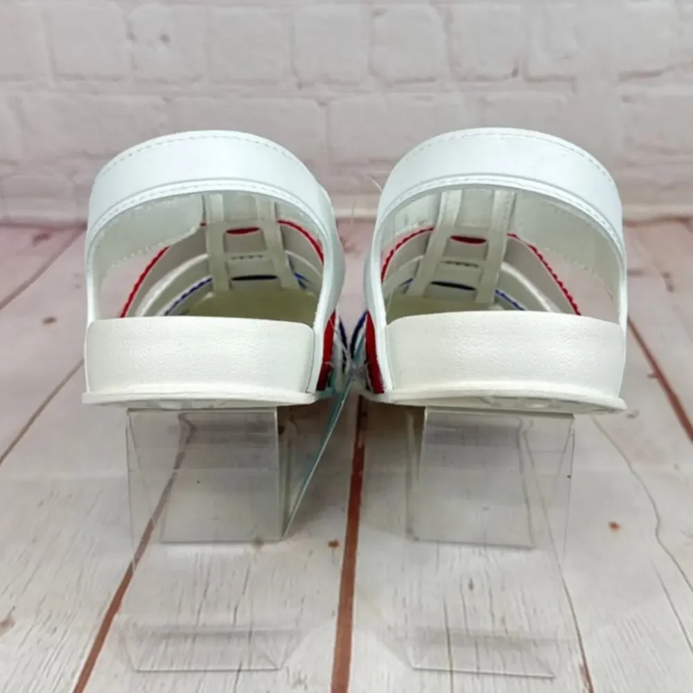 Reef Water Americana Kids Sandals Beach Pool Slides Size 2